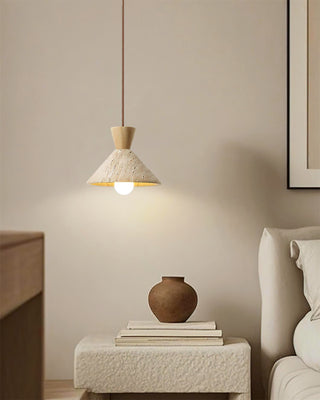 Cone Forma Travertine Pendant Lamp