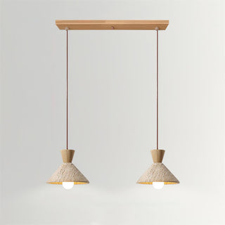 Cone Forma Travertine Pendant Lamp