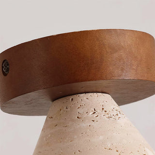 Cone Kayla Travertine Ceiling Light