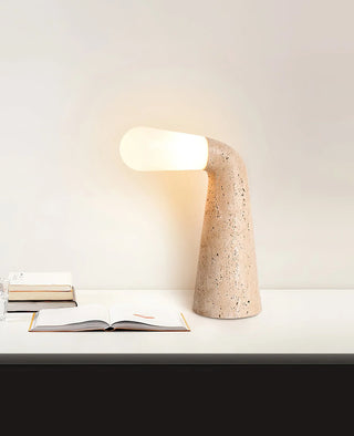 Cone Nilo Travertine Table Lamp