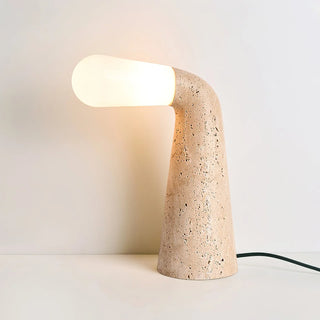 Cone Nilo Travertine Table Lamp