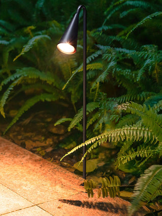 Conical Bellflower Outdoor Floor Lamp