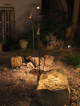 Conical Bellflower Outdoor Floor Lamp