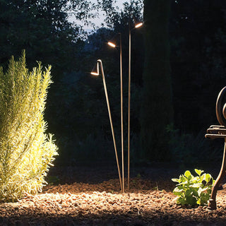 Conical Bellflower Outdoor Floor Lamp