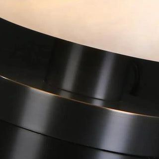 Minimalist Cylindrical Alabaster Table Lamp