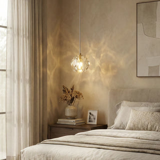 Crystal Ball Linear Round Chandelier