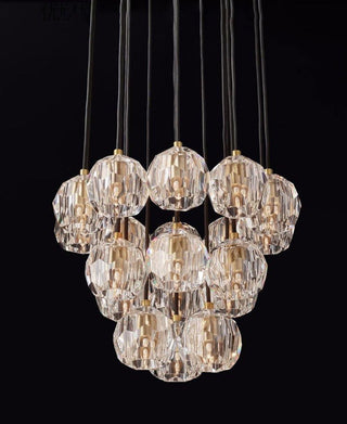 Crystal Ball Linear Round Chandelier. Crystal Ball Chandelier. Crystal Ball ClusterChandelier Collection. RH Modern Crystal Chandeliers.