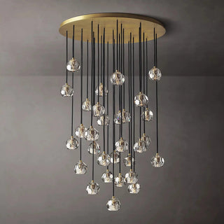 Crystal Ball Linear Round Chandelier. Crystal Ball Chandelier. Crystal Ball ClusterChandelier Collection. RH Modern Crystal Chandeliers.