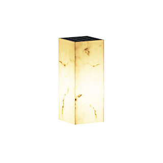 Cube Imitation Marble Landing Outdoor Light