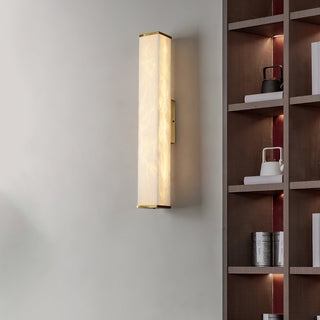 Cuboid Alabaster Wall Light