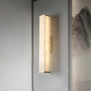 Cuboid Alabaster Wall Light