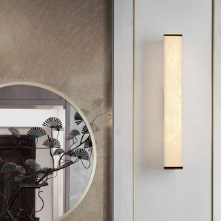 Cuboid Alabaster Wall Light