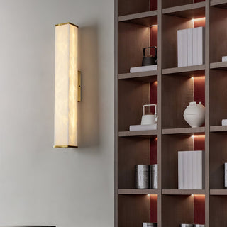 Cuboid Alabaster Wall Light