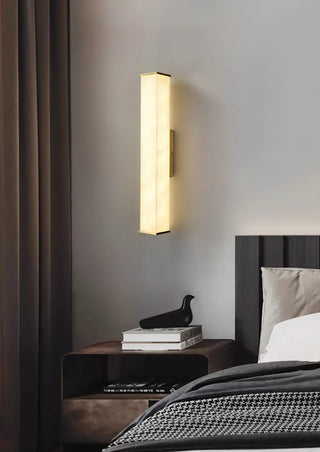 Cuboid Alabaster Wall Light