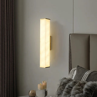 Cuboid Alabaster Wall Light