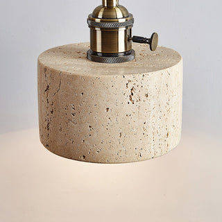Cylinder Franciska Travertine Pendant Lamp