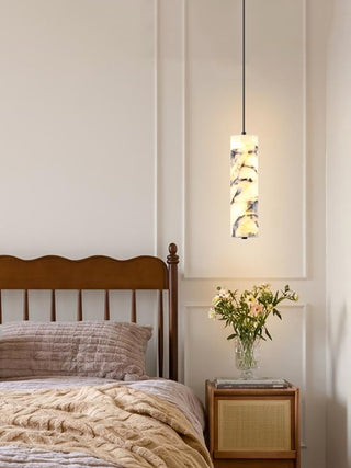 Cylinder Opus Marble Pendant Lamp