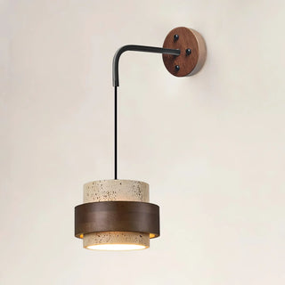 Cylinder Stonova Travertine Wall Sconce