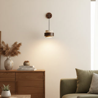 Cylinder Stonova Travertine Wall Sconce