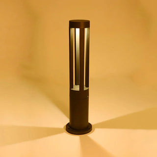 Cylindrical Black Garden Outdoor Light - Vidirlighting