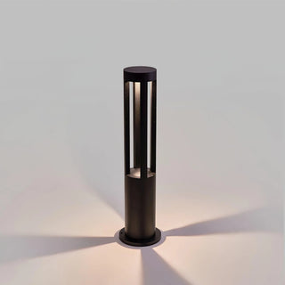 Cylindrical Black Garden Outdoor Light