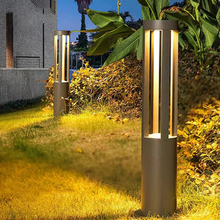 Cylindrical Black Garden Outdoor Light - Vidirlighting