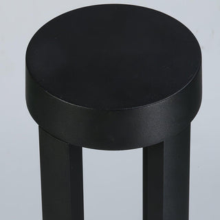 Cylindrical Black Garden Outdoor Light