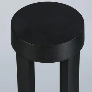 Cylindrical Black Garden Outdoor Light - Vidirlighting