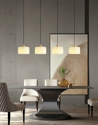 Cylindrical Alabaster Pendant Light - Vidirlighting