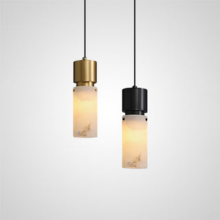 Cylindrical Alabaster Pendant lamp