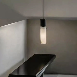 Cylindrical Alabaster Pendant lamp