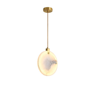 Disc Harvest Alabaster Chandelier