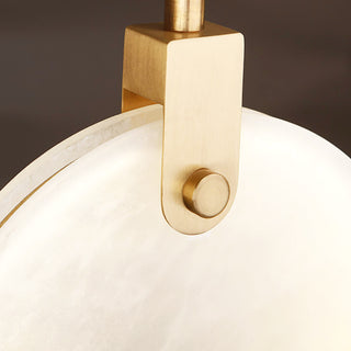 Disc Harvest Alabaster Chandelier