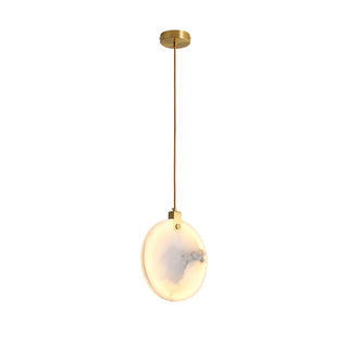 Disc Harvest Alabaster Chandelier