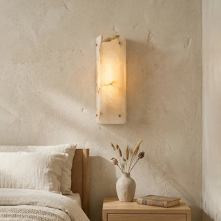 Double Panel Aurelia Alabaster Wall Lamp
