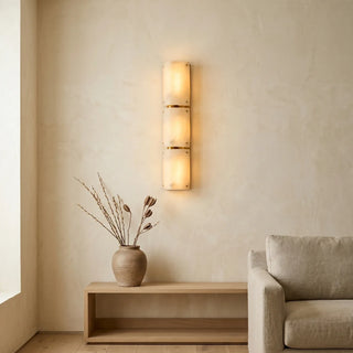 Double Panel Aurelia Alabaster Wall Lamp