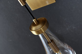 Raindrop Modern Wall Sconce (Rod). Raindrop Wall Sconce. Raindrop Wall Sconce Cord. Raindrop Wall Sconce Using Rod. Glass Teardrop Wall Lamp. RainDrop Glass Wall Sconce. Rain Sconce. Raindrop Sconce VintageBrass.