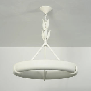 Elodie Plaster Petal Ring Chandelier