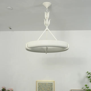 Elodie Plaster Petal Ring Chandelier