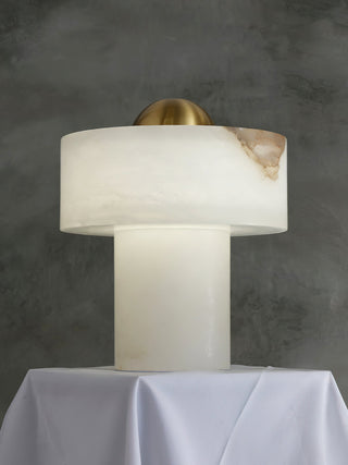 Exquisite Stone Alabaster Table Lamp