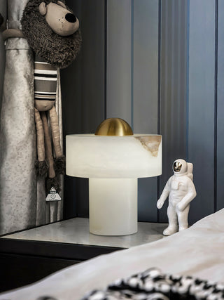 Exquisite Stone Alabaster Table Lamp