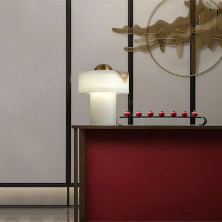 Exquisite Stone Alabaster Table Lamp