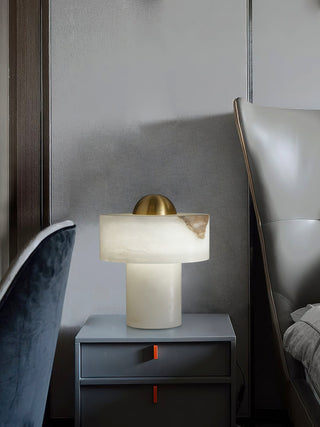 Exquisite Stone Alabaster Table Lamp