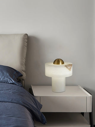 Exquisite Stone Alabaster Table Lamp