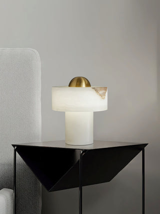 Exquisite Stone Alabaster Table Lamp