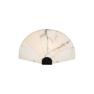 Fan Shaped Alabaster Wall Light