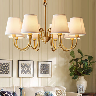 Fazrpip Retro Gold Chandelier