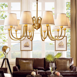 Fazrpip Retro Gold Chandelier