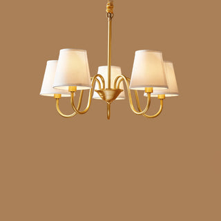 Fazrpip Retro Gold Chandelier