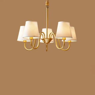 Fazrpip Retro Gold Chandelier - Vidirlighting